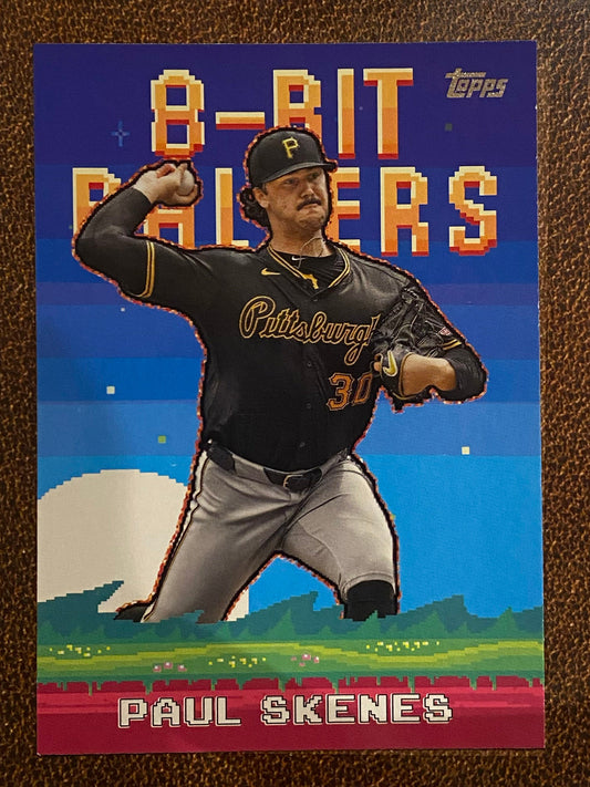 Paul Skenes - 2025 Topps Series 1 - 8-Bit Baller - Pirates