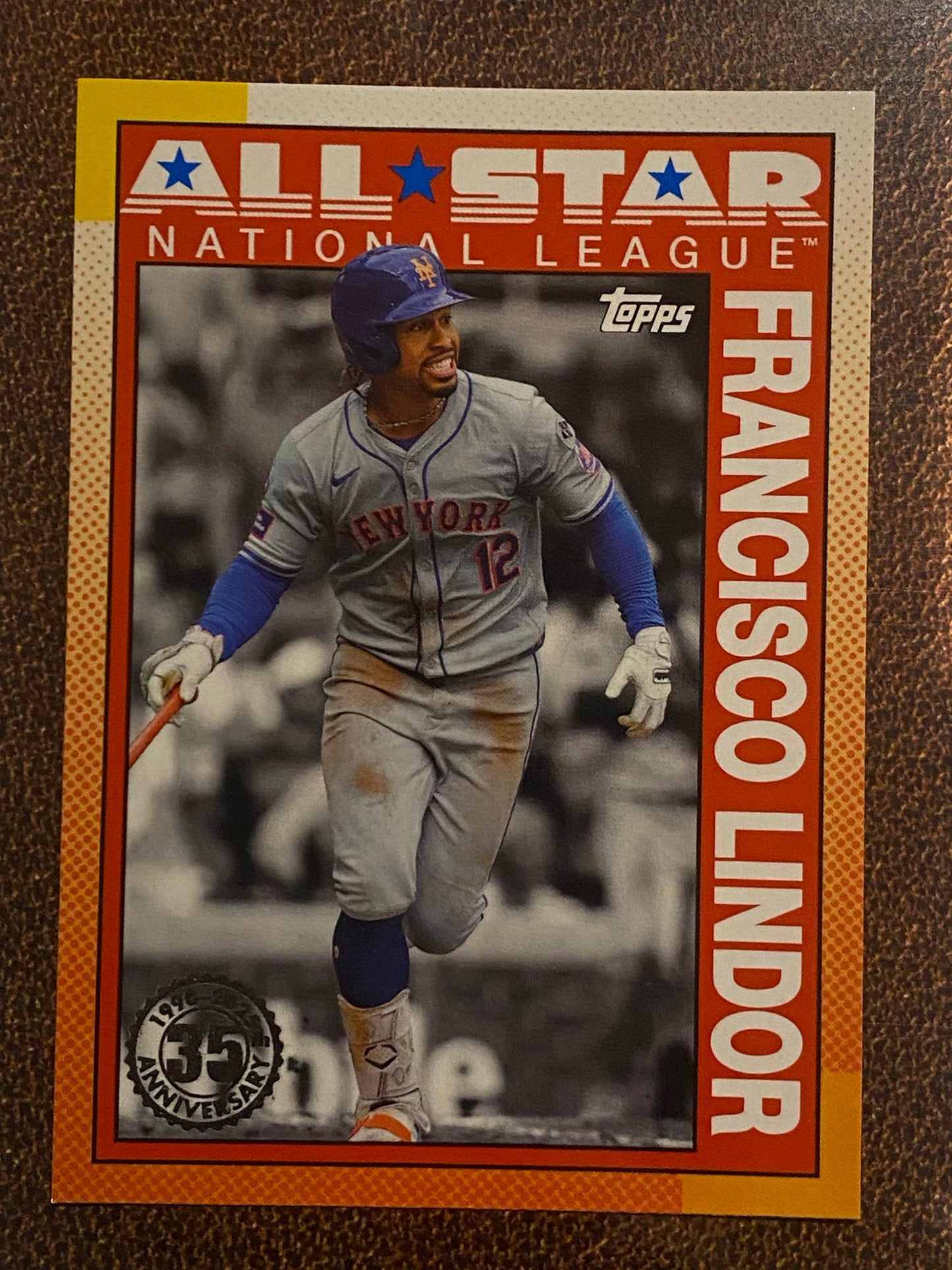 Franciso Lindor - 2025 Topps Series 2 - 1990 All Star Insert - Mets