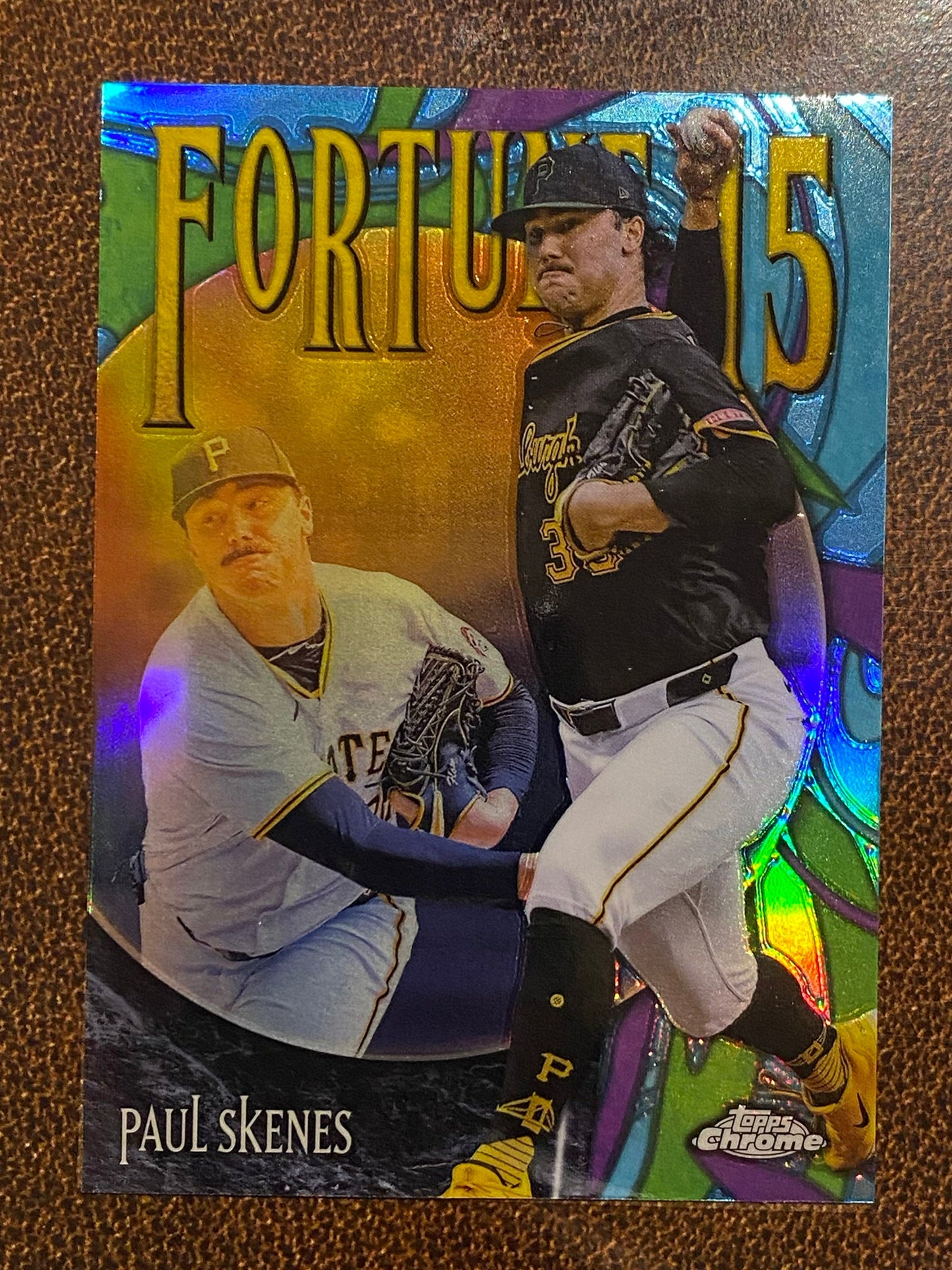 Paul Skenes - 2025 Topps Chrome - Fortune 15 - Pirates