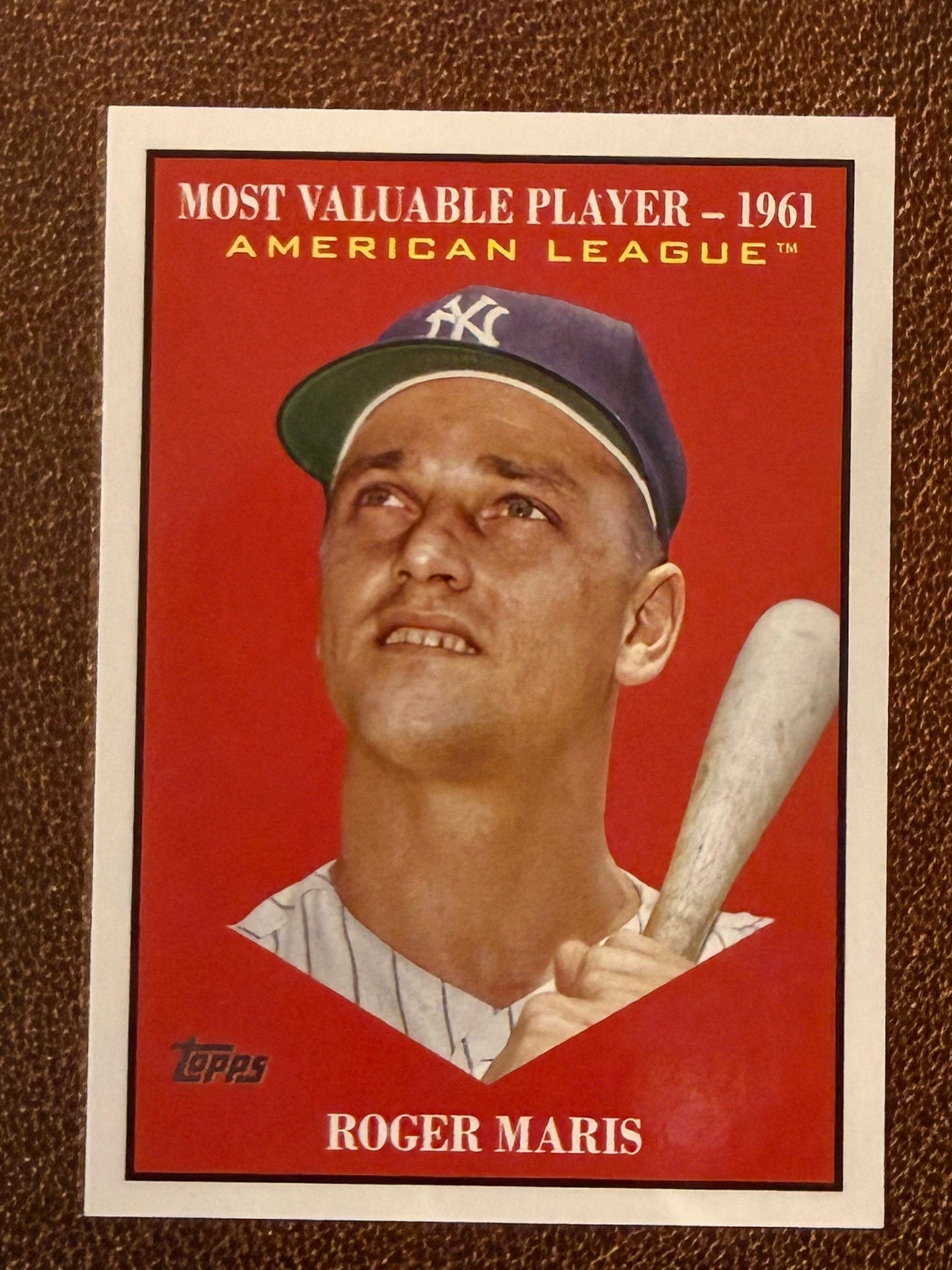 Roger Maris - 2025 Topps Update - MVP Insert - Yankees