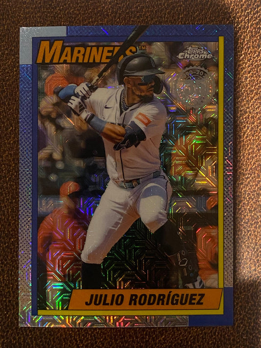 Julio Rodriguez - 2025 Topps Update - 1990 Mojo Refractor - Mariners