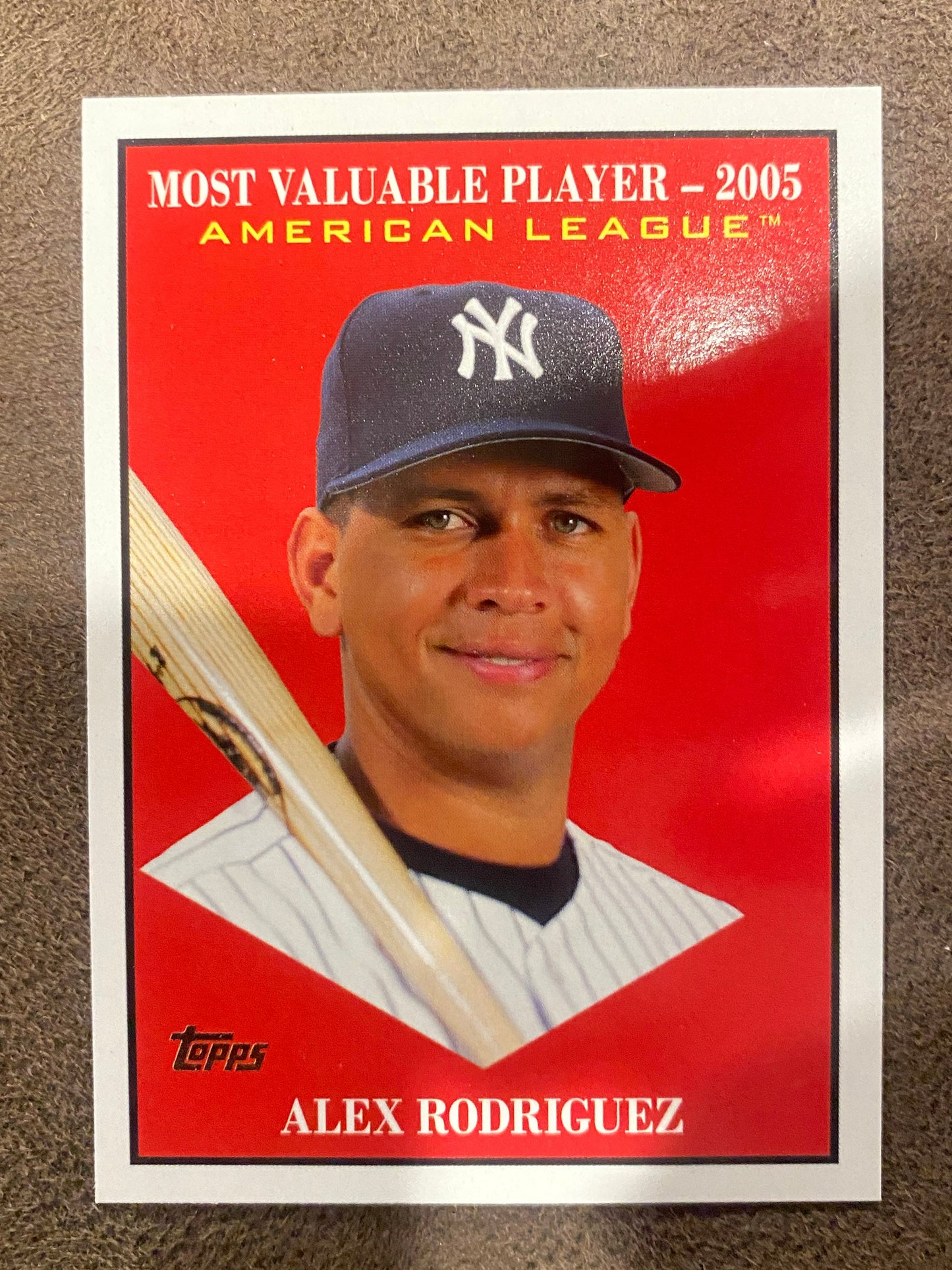 Alex Rodriguez - 2025 Topps Update - MVP Insert - Yankees