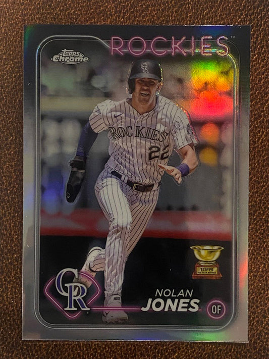 Nolan Jones - 2024 Topps Chrome - Refractor - Rockies