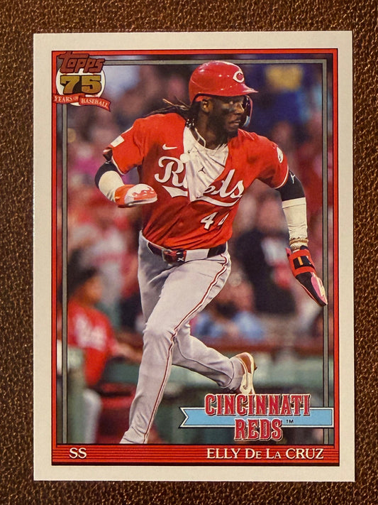 Elly De La Cruz - 2026 Topps Series 1 - 1991 Insert - Reds
