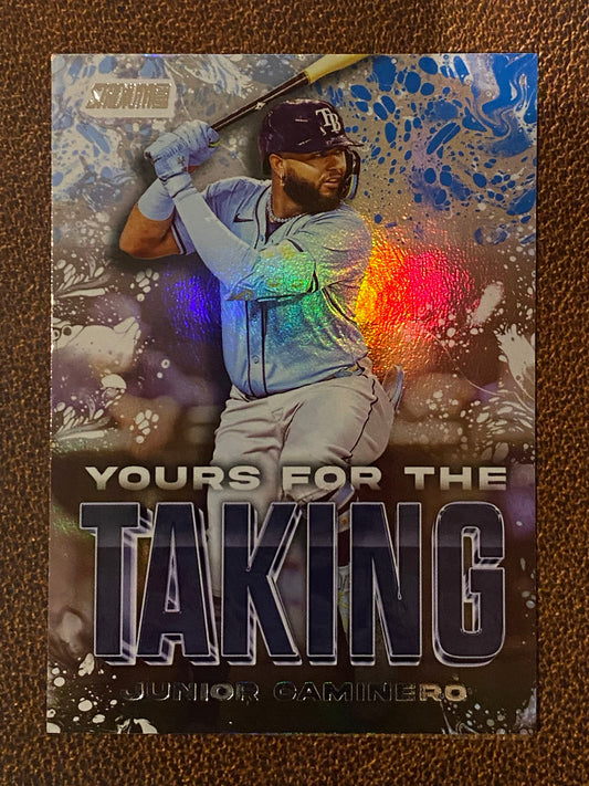 Junior Caminero - 2025 Topps Stadium Club - Yours for the Taking Insert - Rays