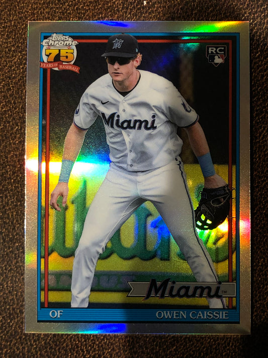 Owen Caissie - 2026 Topps Chrome - 1991 Insert - Marlins