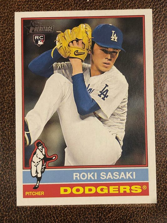 Roki Sasaki - 2025 Topps Heritage - Base - Dodgers