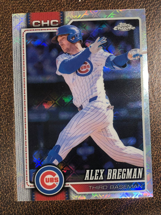Alex Bregman - 2026 Topps Chrome Logofractor - Base Logofractor - Cubs