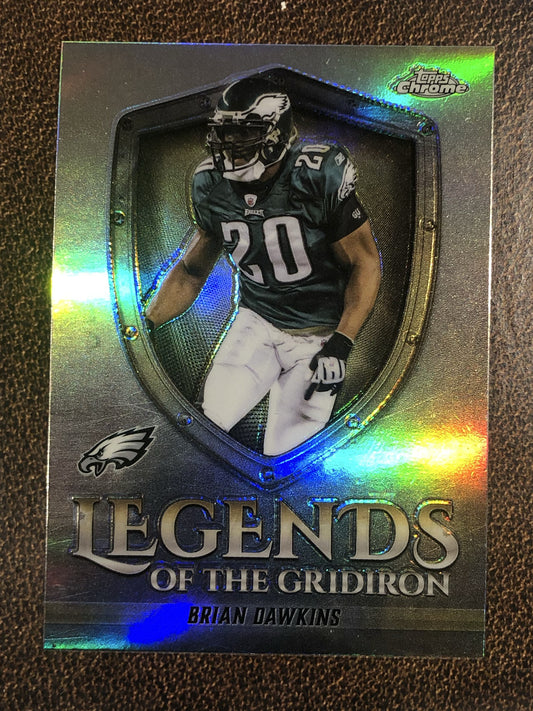 Brian Dawkins - 2025 Topps Chrome - Legends of the Gridiron Refractor - Eagles