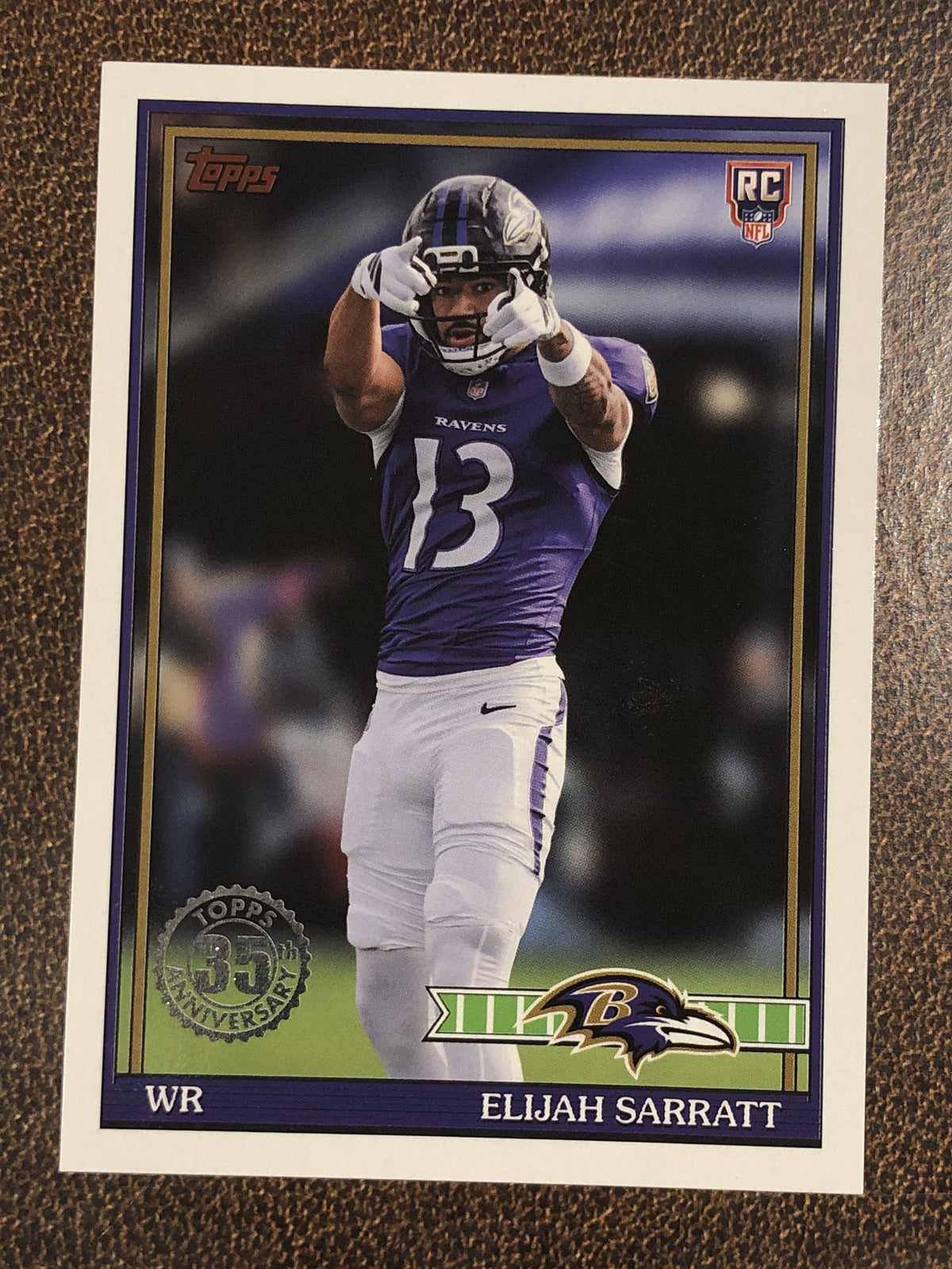 Elijah Sarratt - 2026 Topps Flagship - 1991 Insert - Ravens