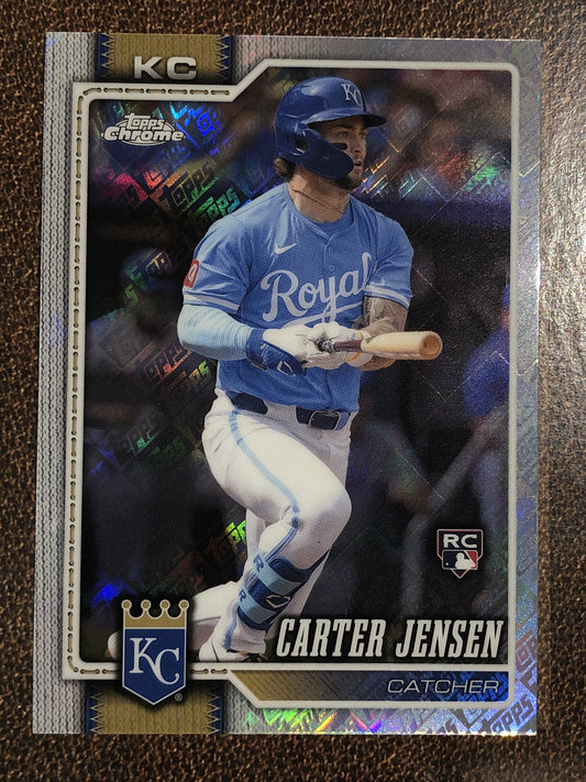 Carter Jensen - 2026 Topps Chrome - Fanatics Topps Foil - Royals