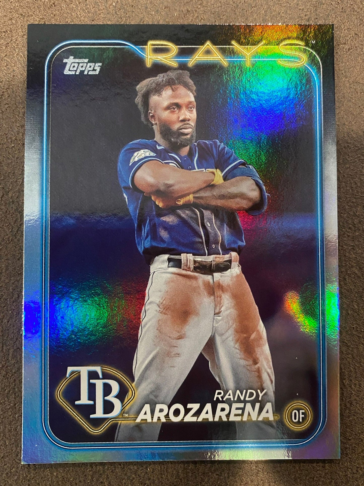 Randy Arozarena - 2024 Topps Series 1 - Rainbow Foil - Rays