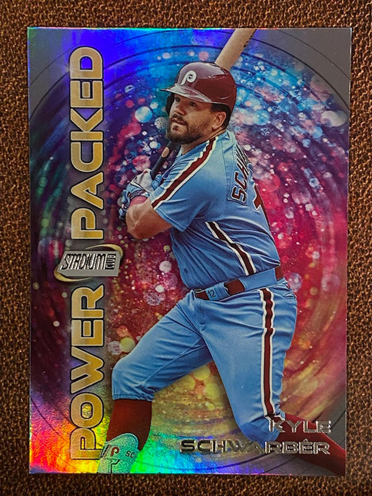 Kyle Schwarber - 2024 Topps Stadium Club - Power Packed - Phillies