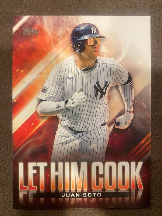 Juan Soto - 2024 Topps Update - Let Him Cook - Yankees