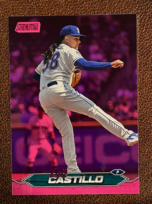 Luis Castillo - 2024 Topps Stadium Club - Pink Foil - Mariners