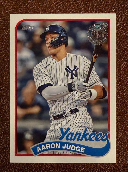Aaron Judge - 2024 Topps Series 1 - 1989 Insert - Yankees