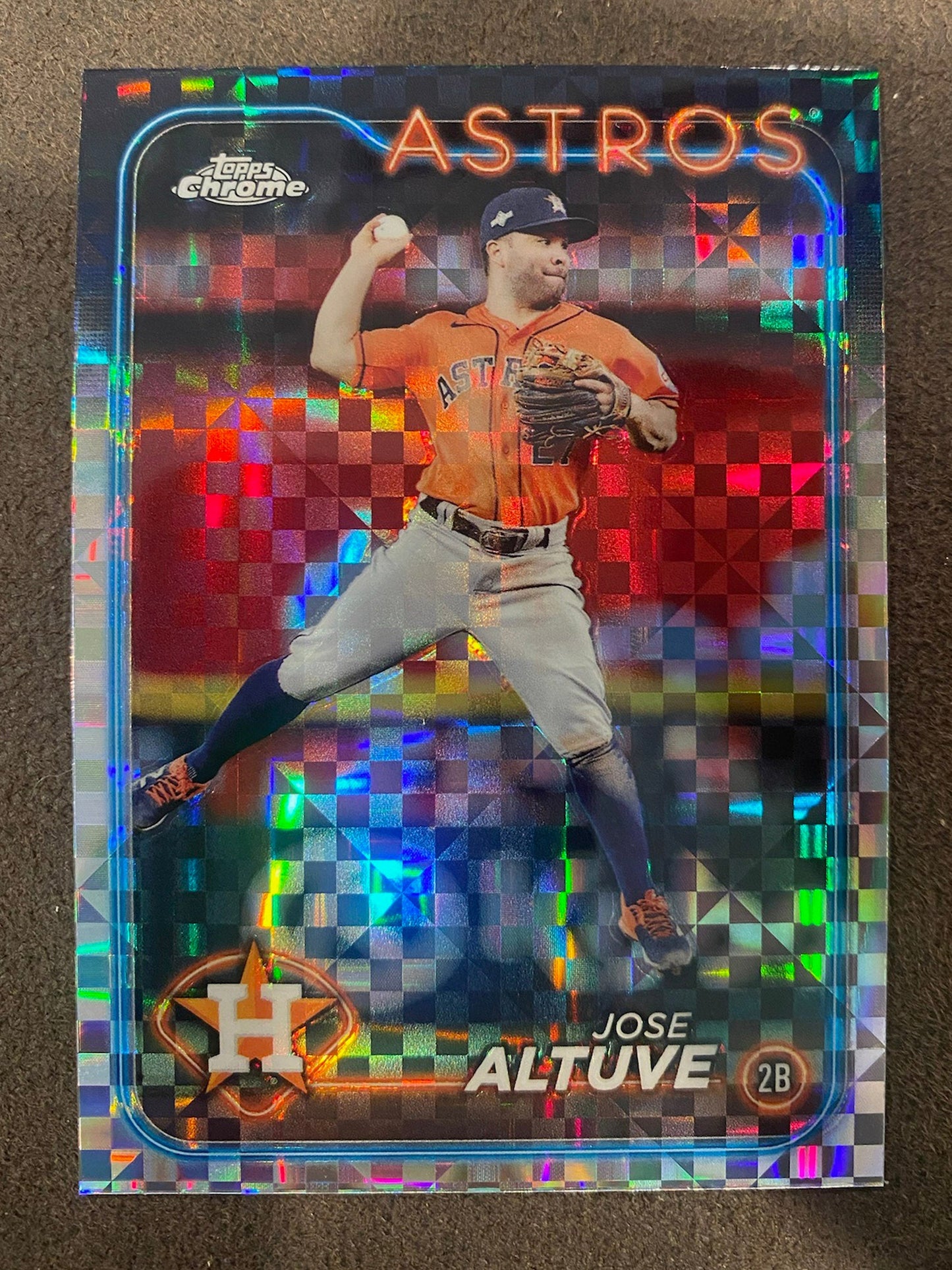 Jose Altuve - 2024 Topps Chrome - XFractor - Astros