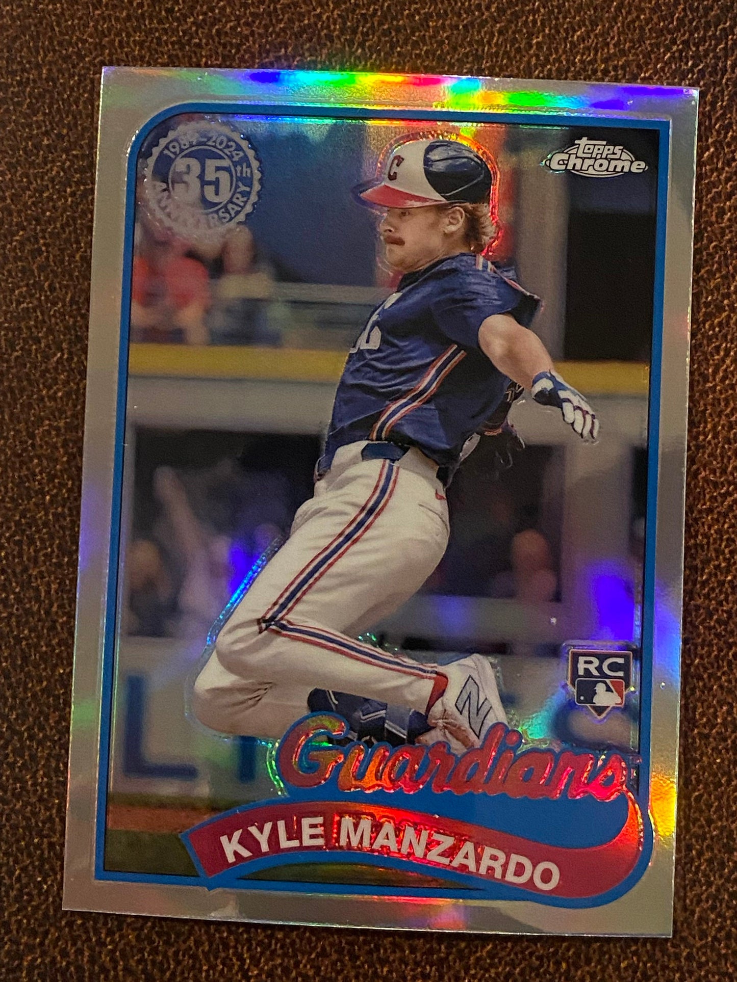 Kyle Manzardo - 2024 Topps Chrome Update - 1989 Refractor - Guardians