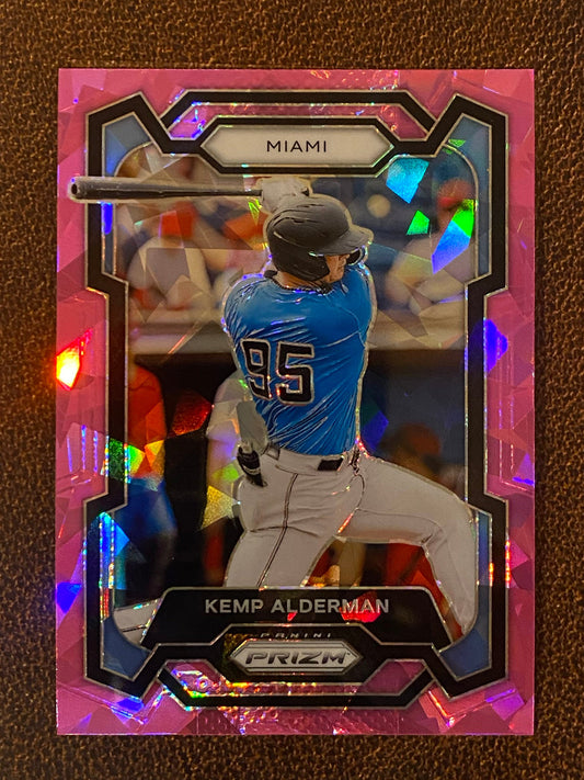 Kemp Alderman - 2024 Panini Prizm - Pink Ice Mega - Marlins