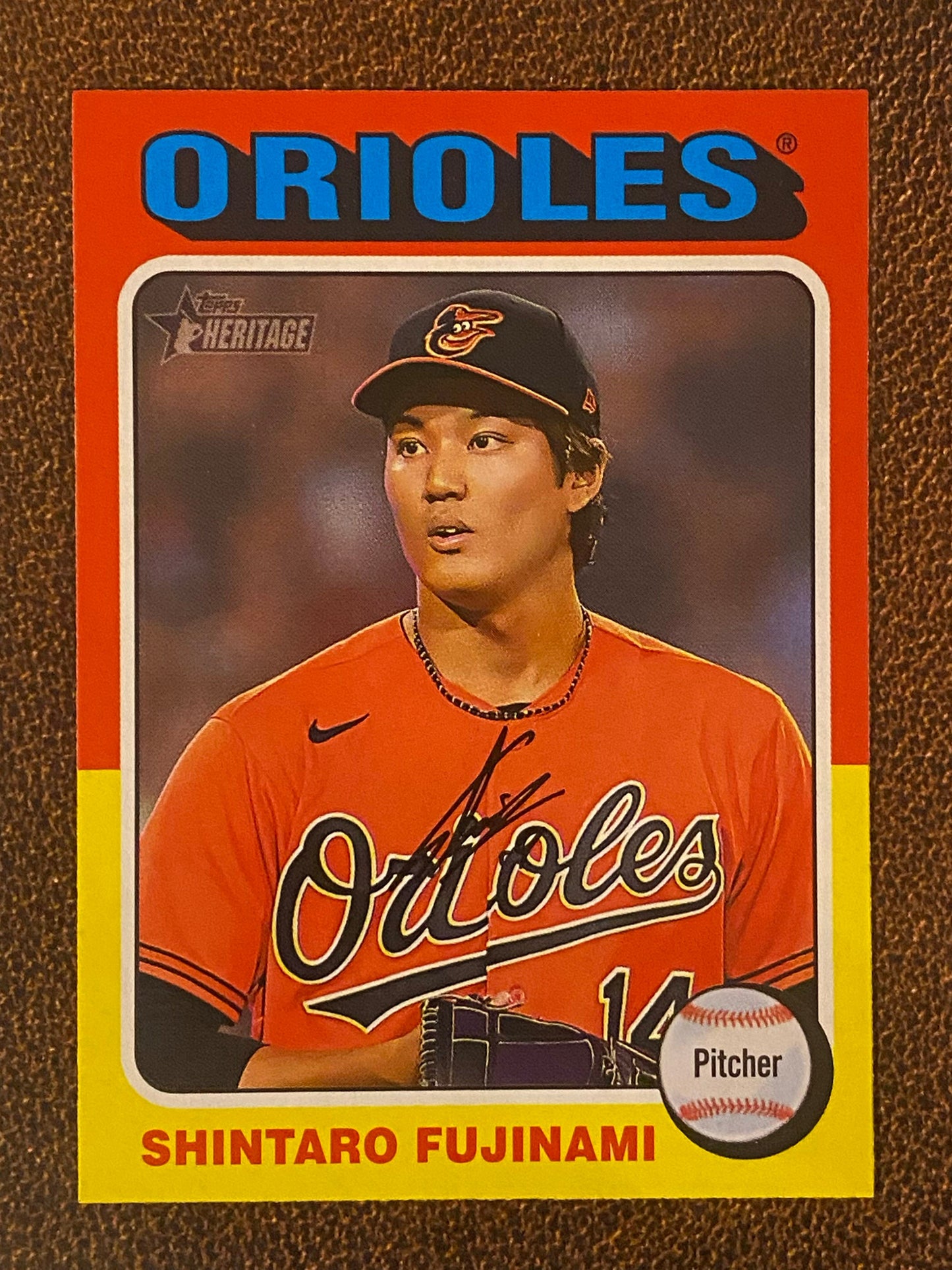 Shintaro Fujinami - 2024 Topps Heritage - Low Number Short Prints - Orioles