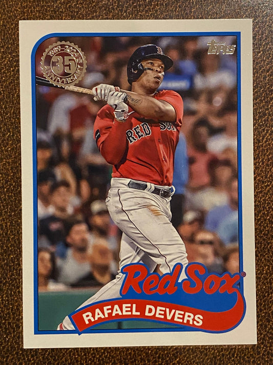 Rafael Devers - 2024 Topps Series1 - 1989 Inserts - Red Sox