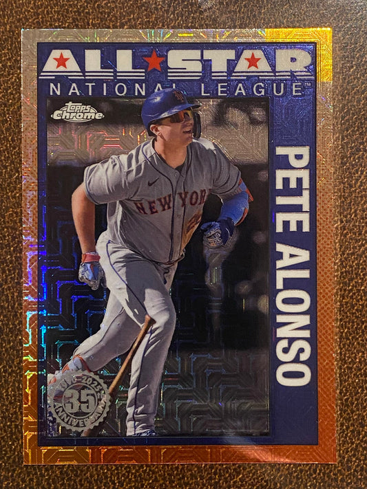 Pete Alonso - 2025 Topps Series 2 - 1990 All Star Mojo Refractor - Mets