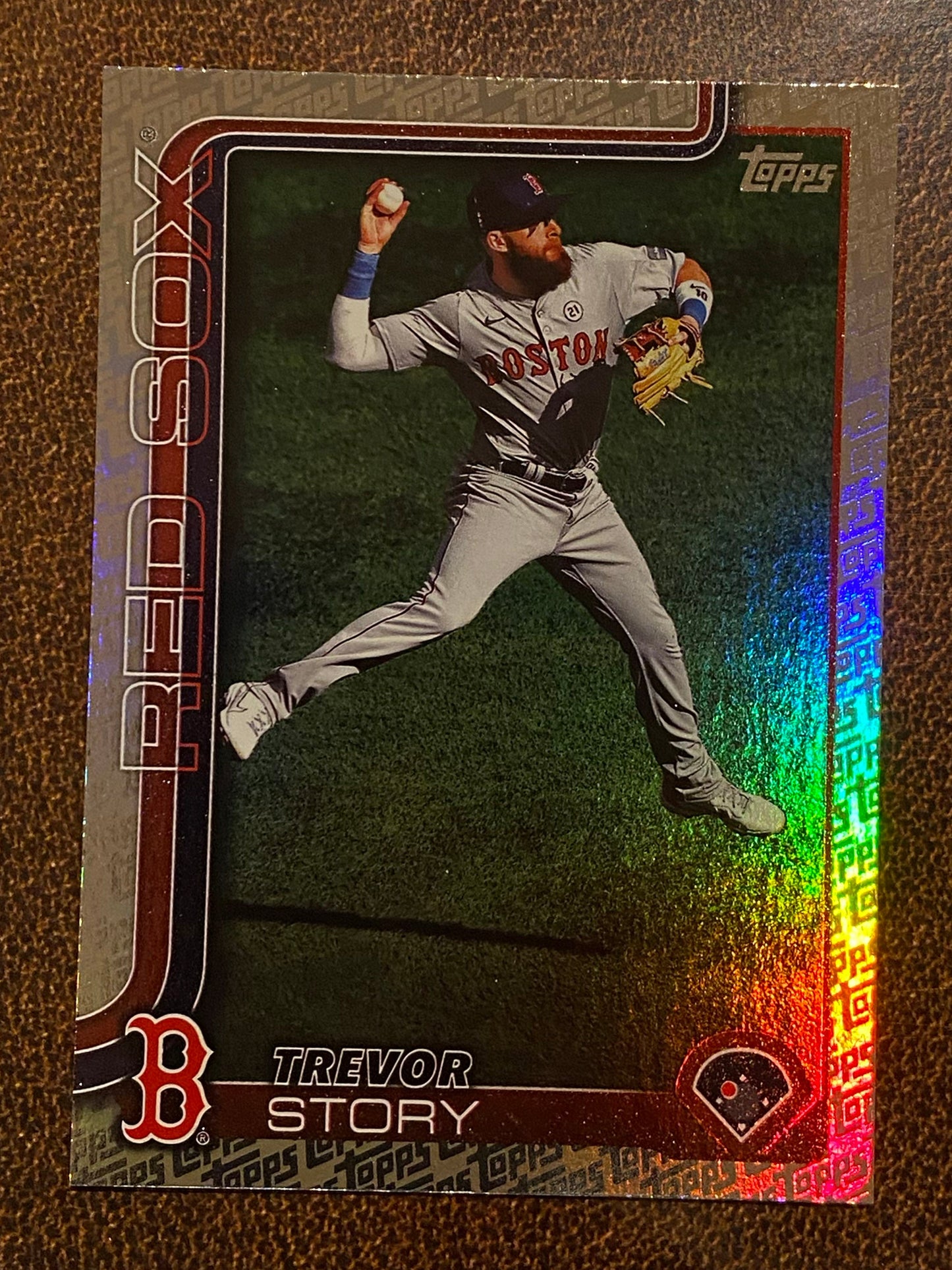 Trevor Story - 2025 Topps Series 2 - Fanatics Exclusive Topps Foil Border - Red Sox