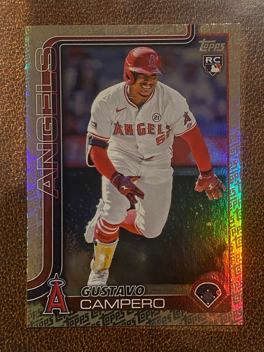 Gustavo Campero - 2025 Topps Series 2 - Fanatics Exclusive Topps Foil Border - Angels