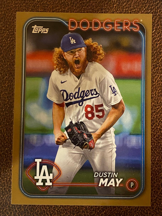 Dustin May - 2024 Topps Series 2 - Gold /2024 - Dodgers