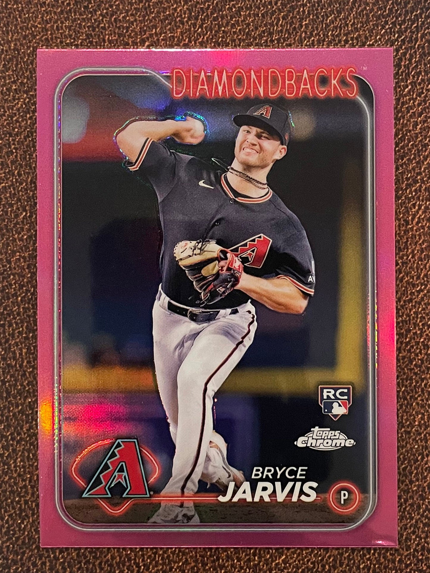 Bryce Jarvis - 2024 Topps Chrome - Pink Refractor - Diamondbacks