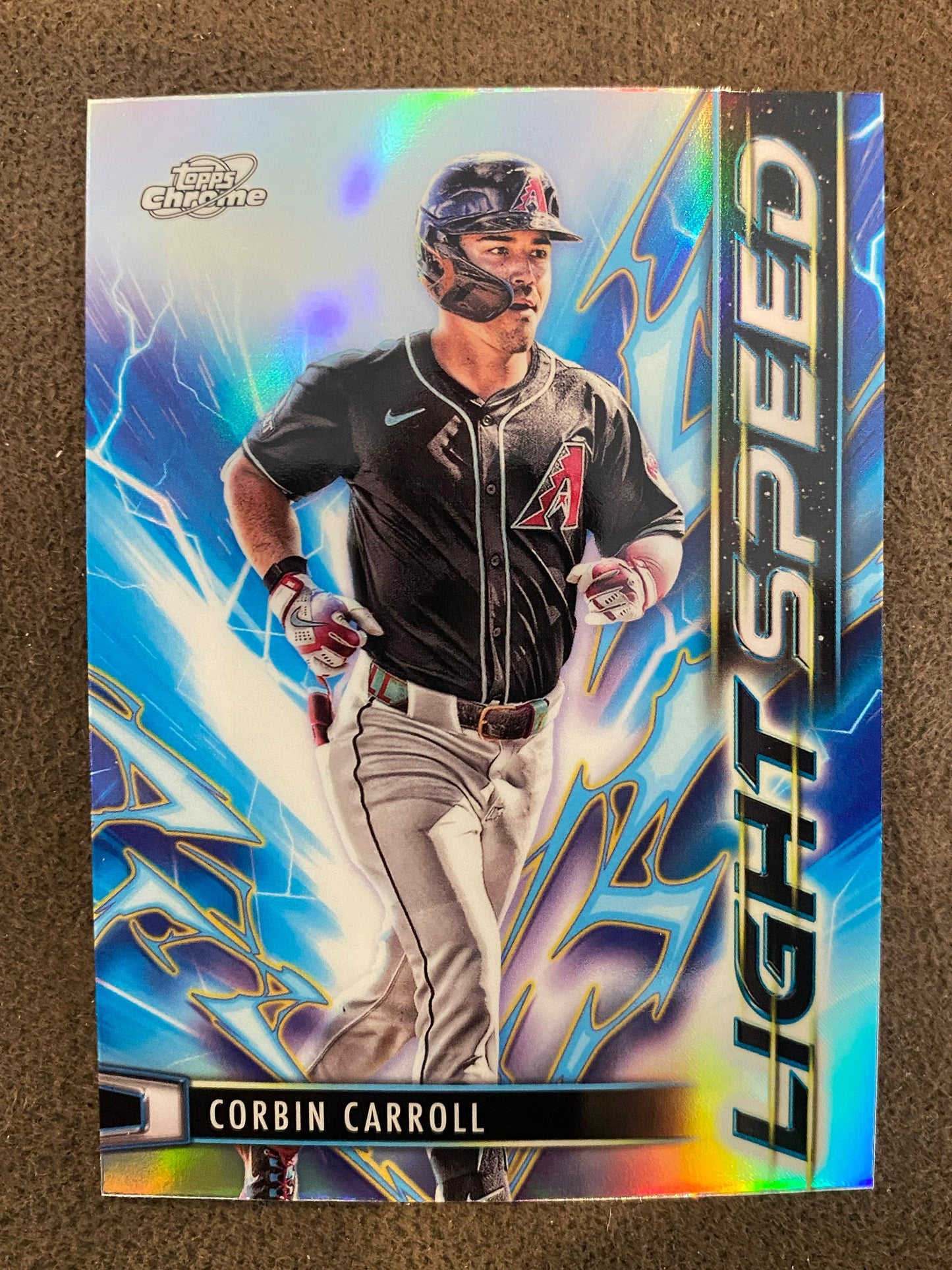 Corbin Carroll - 2025 Topps Chrome Cosmic - Light Speed Insert - Diamondbacks