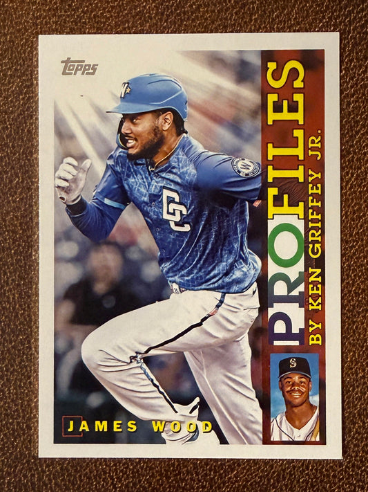 James Wood - 2026 Topps Series 1 - Profiles Insert - Nationals