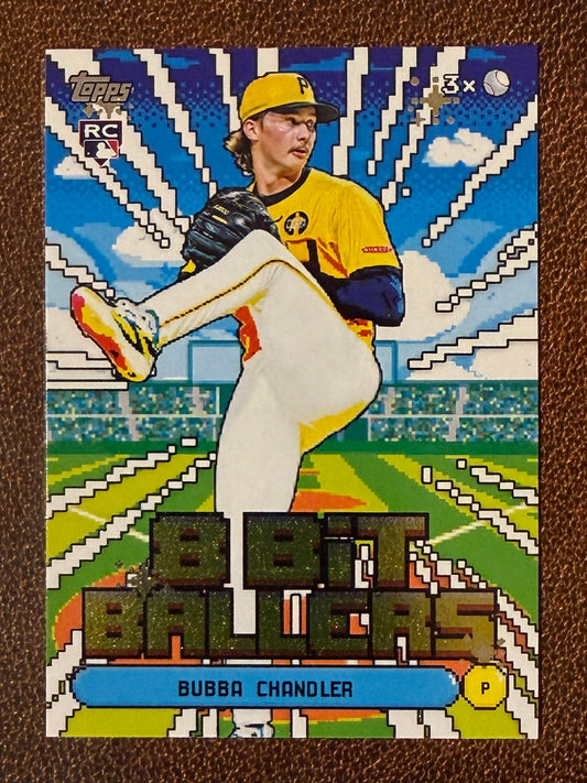Bubba Chandler - 2026 Topps Series 1 - 8 Bit Ballers Insert - Pirates