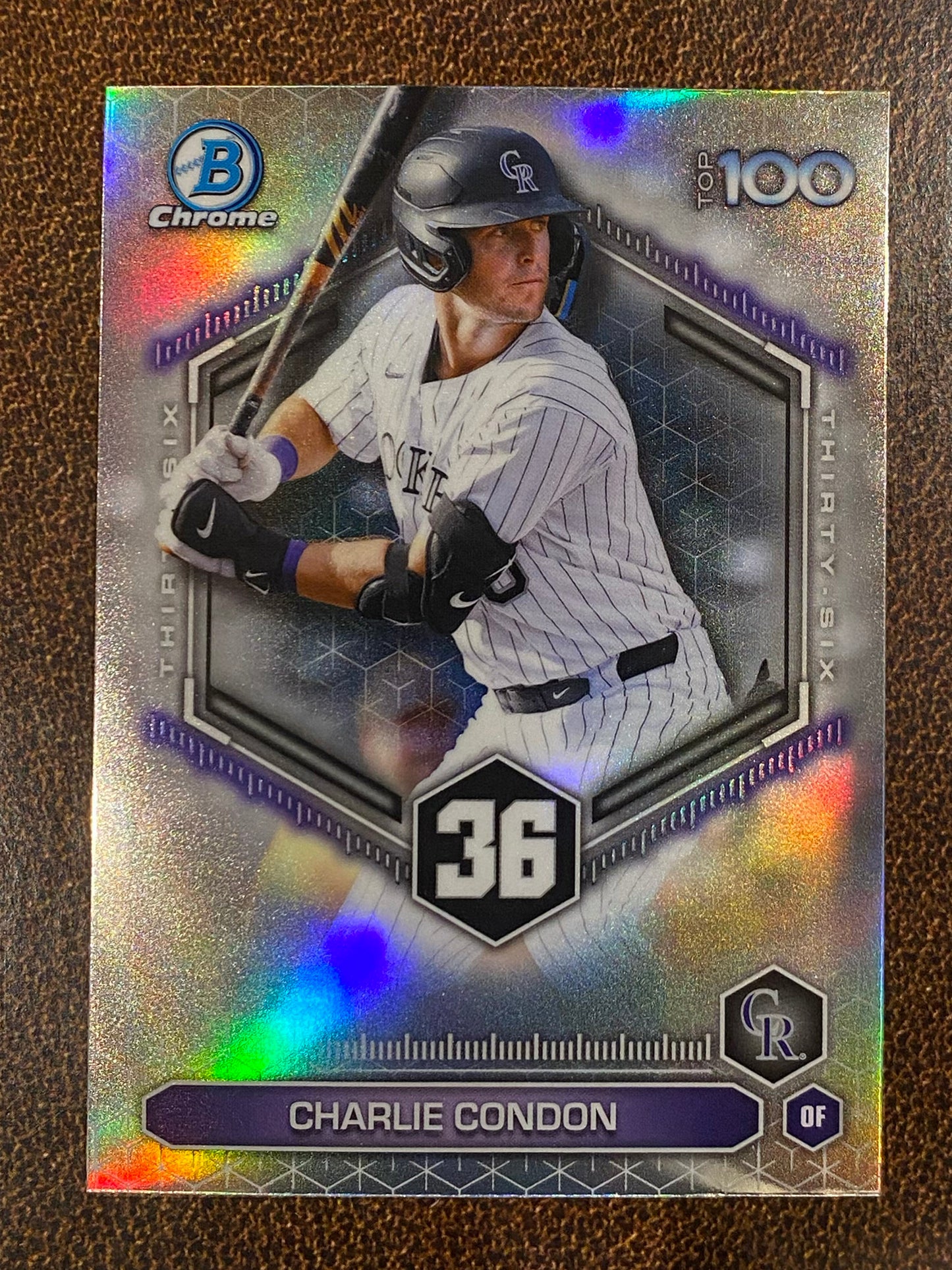 Charlie Condon - 2026 Bowman - Scouts Top 100 Insert - Rockies