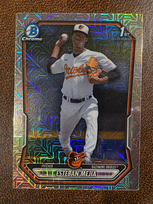 Esteban Mejia - 2026 Bowman - 1st MOJO Refractor - Orioles