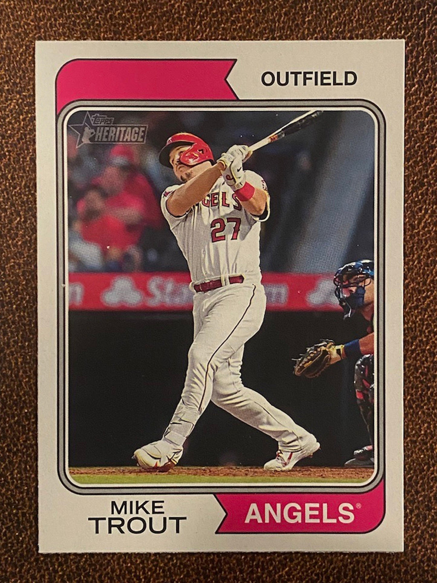 Mike Trout - 2023 Topps Heritage - Base Card - Angels