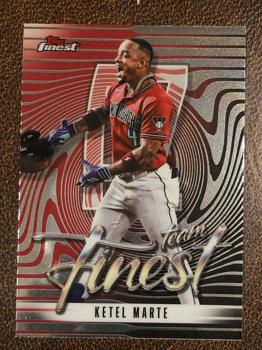 Ketel Marte - 2026 Topps Finest - Team Finest - Diamondbacks