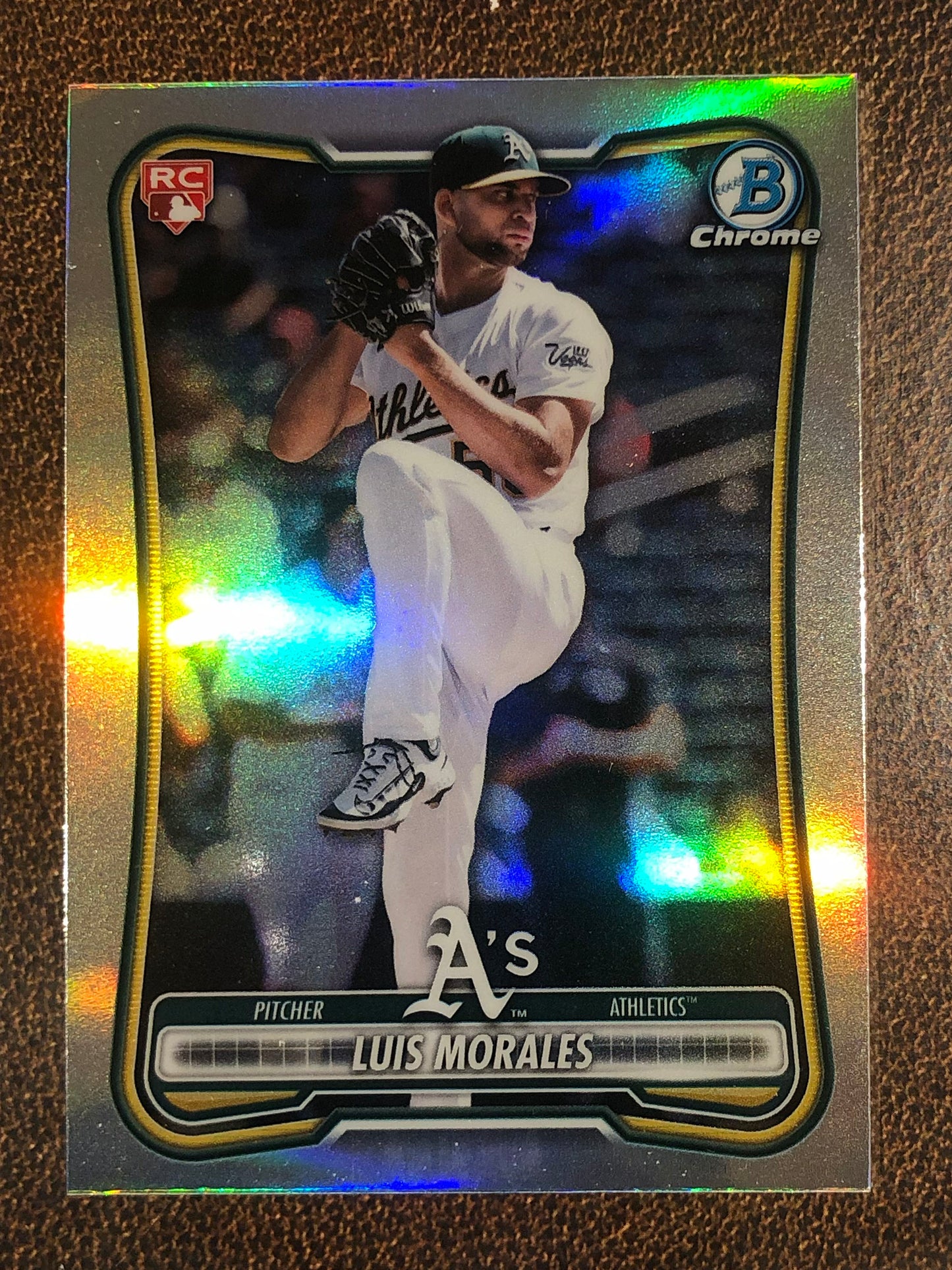Luis Morales - 2026 Bowman - Red Rookie Refractor - Athletics