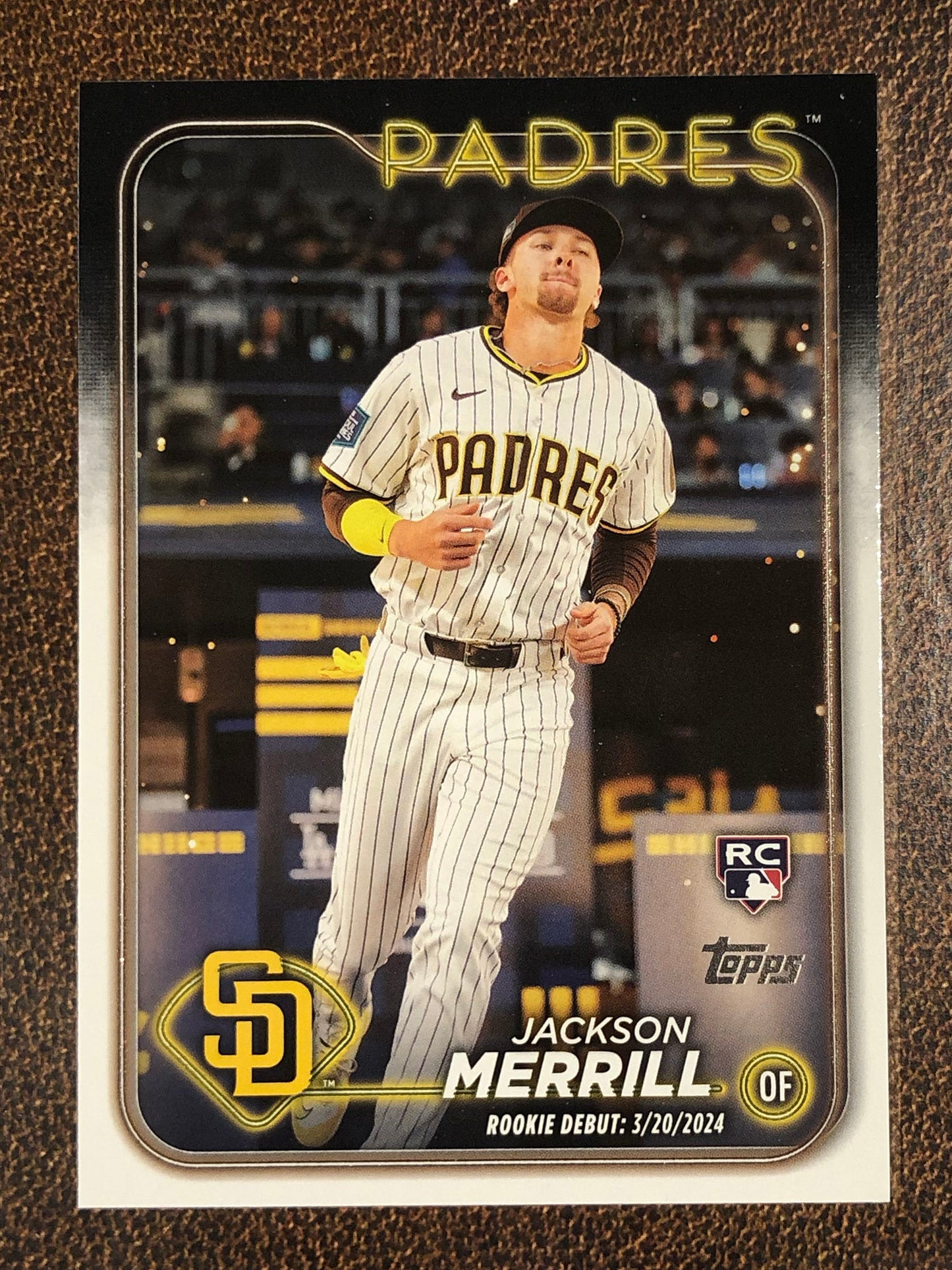 Jackson Merrill - 2024 Topps Update - Rookie Debut Base - Padres