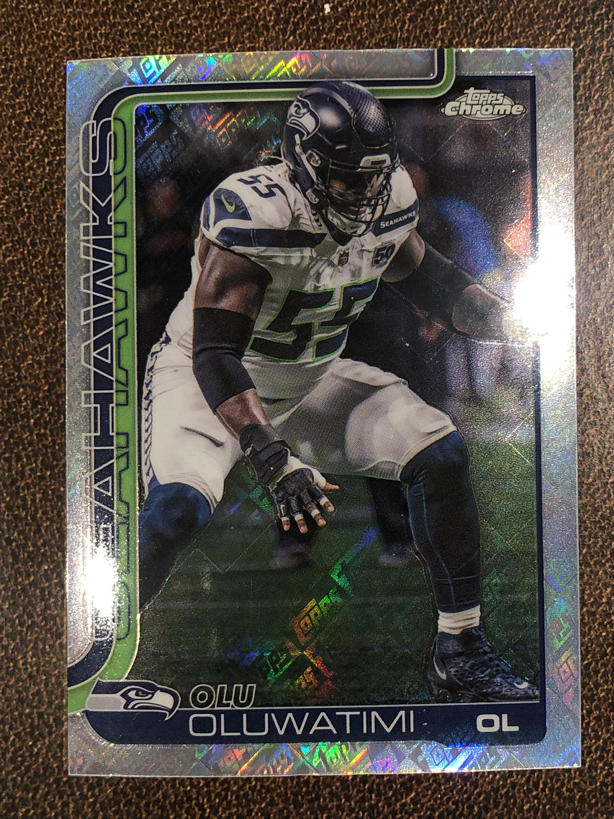 Olu Oluwatimi - 2025 Topps Chrome - Topps Foil - Seahawks