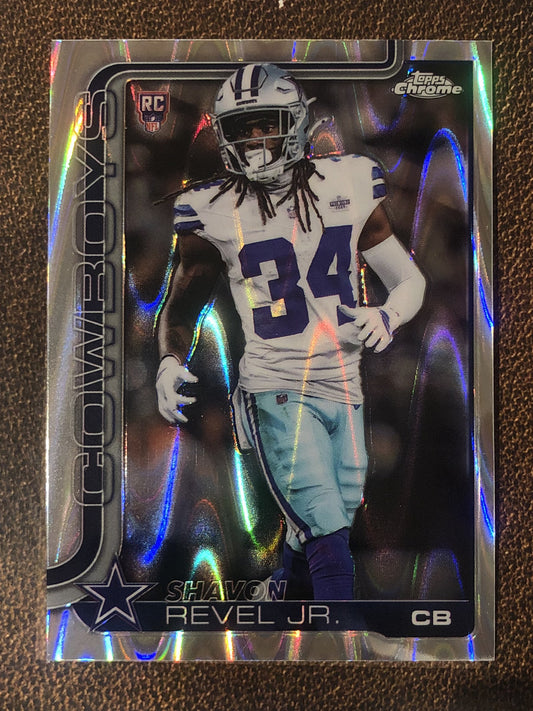 Shavon Revel Jr. - 2025 Topps Chrome - Raywave Refractor - Cowboys