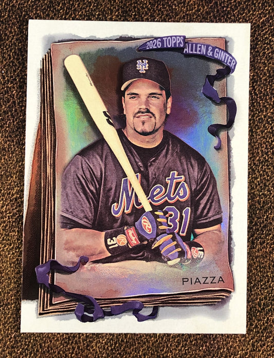 Mike Piazza - 2026 Topps Allen & Ginter - Silver Portrait Foil - Mets