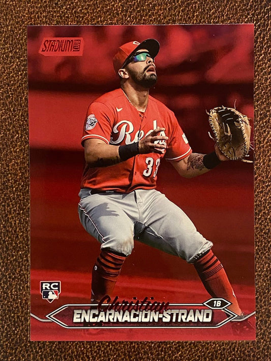 Christian Encarnacion Strand - 2024 Topps Stadium Club - Red Foil - Reds