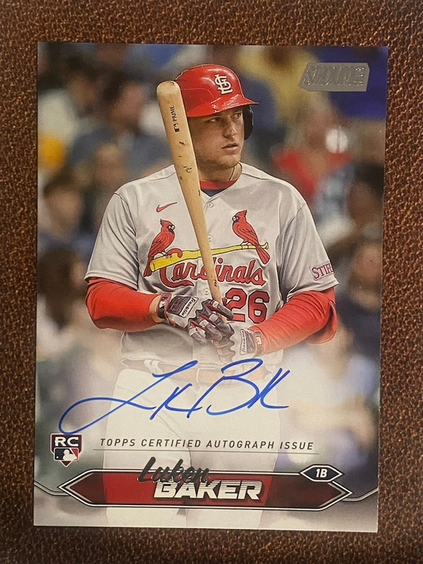 Luken Baker - 2024 Topps Stadium Club - base AUTO - Cardinals