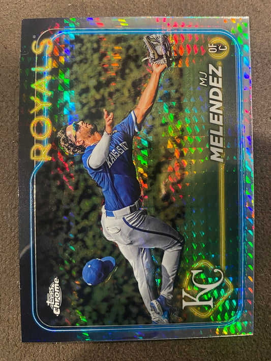 MJ Melendez - 2024 Topps Chrome - Prism Refractors - Royals