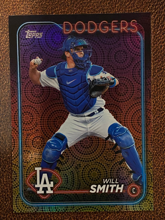 Will Smith - 2024 Topps Series 2 - Holiday Parallel - Dodgers
