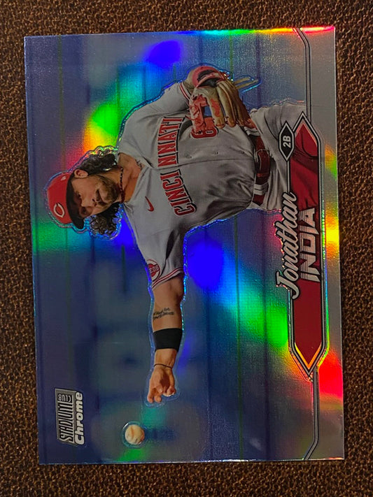 Jonathan India - 2024 Topps Stadium Club - Chrome Refractor - Reds