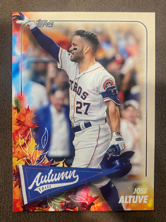 Jose Altuve - 2024 Topps Update - Autumn Tales - Astros