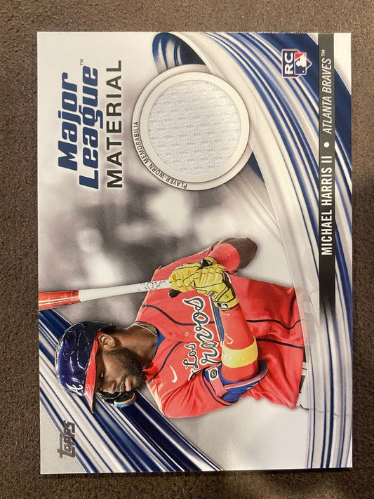 Michael Harris II - 2023 Topps Update - Major League Material Player-Worn RELIC - Braves
