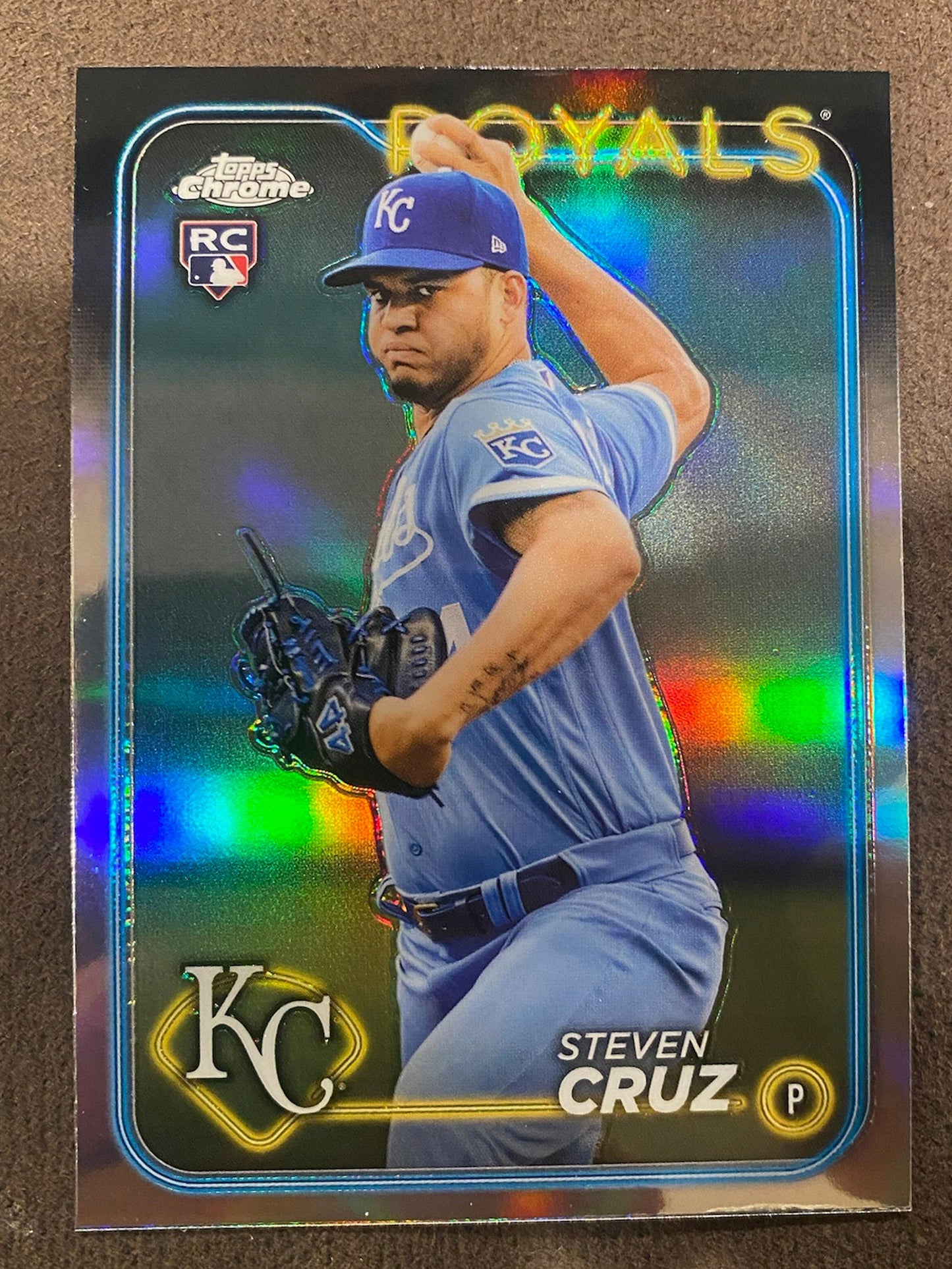 Steven Cruz - 2024 Topps Chrome - Refractor - Royals